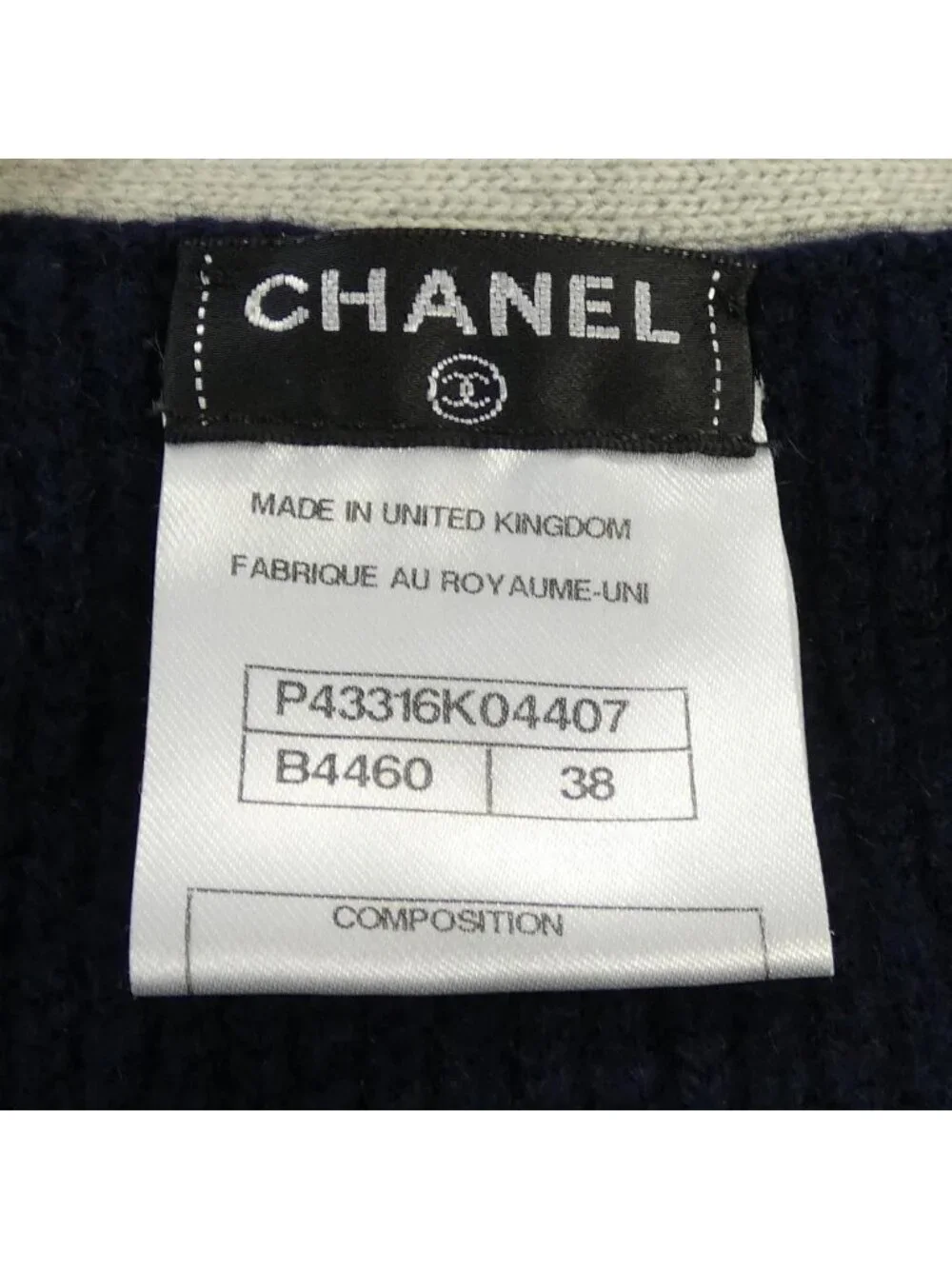 Chanel Cardigan Navy